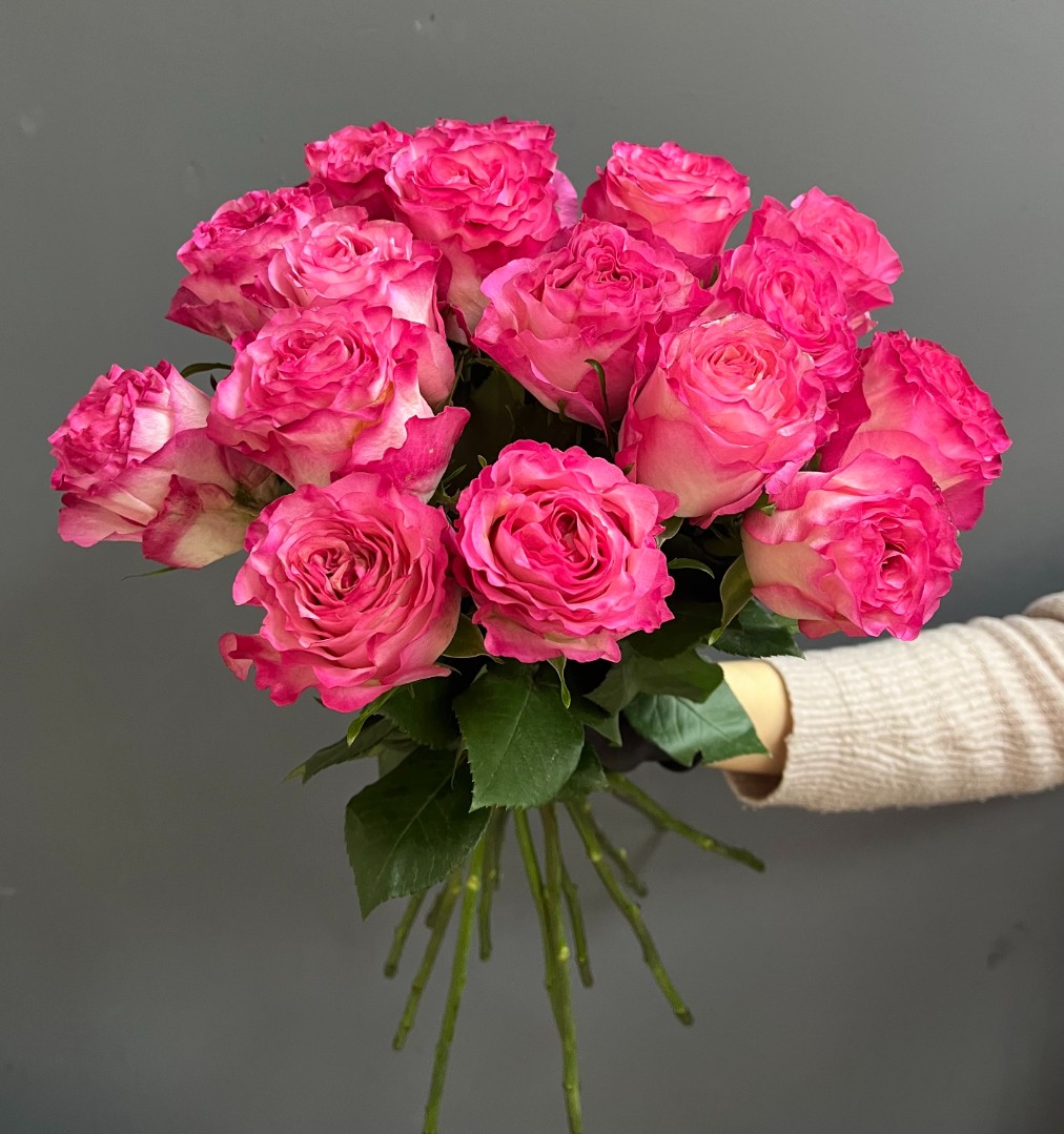 Роза 50 см. розовая